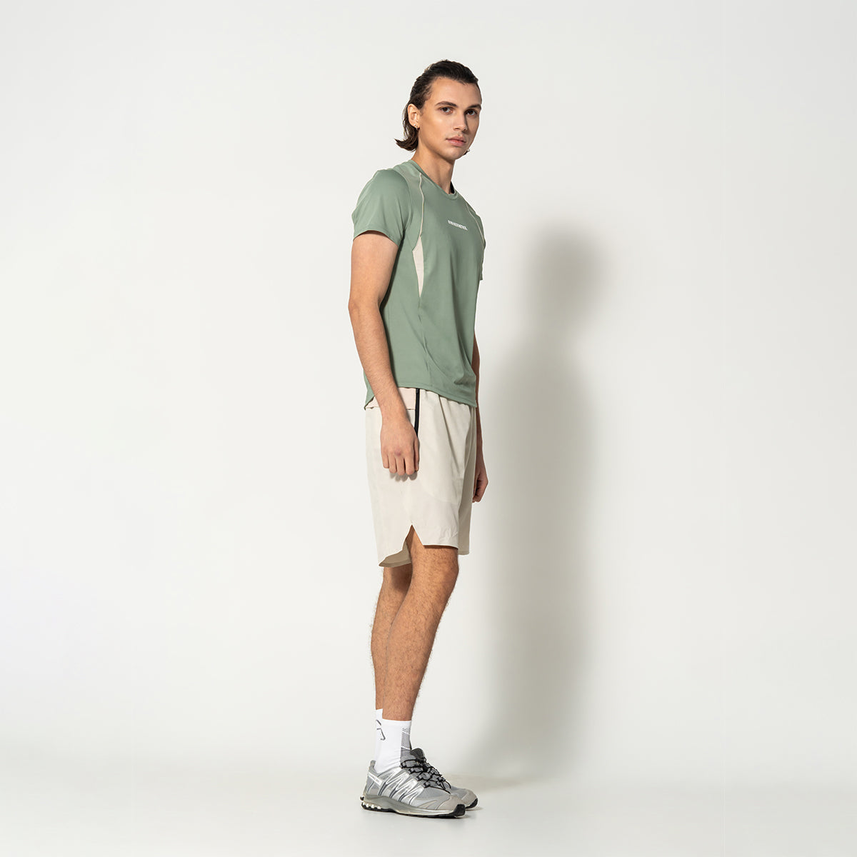 Image of Activewear Performance T Shirt breathable mesh blocking for Men